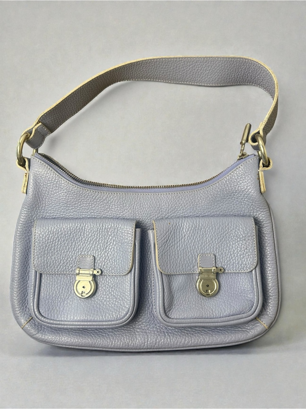 Burberry London Leather Shoulder Bag Made in Italy S032